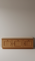 Handcrafted oak window seat with storage
